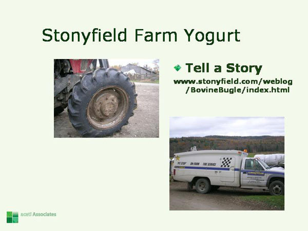 Stonyfield Farm Yogurt