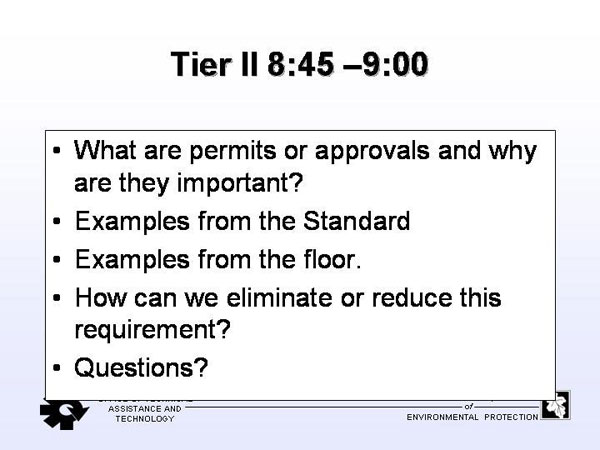 Tier II