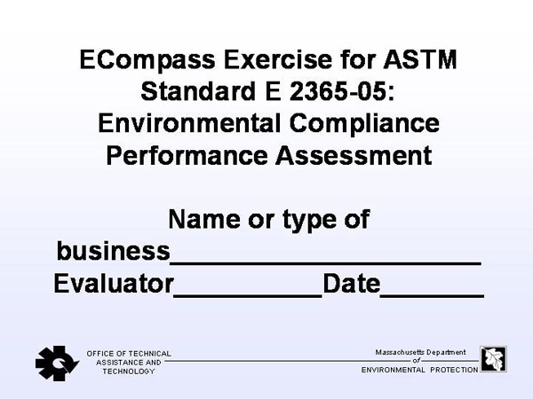 eCompass Exercise